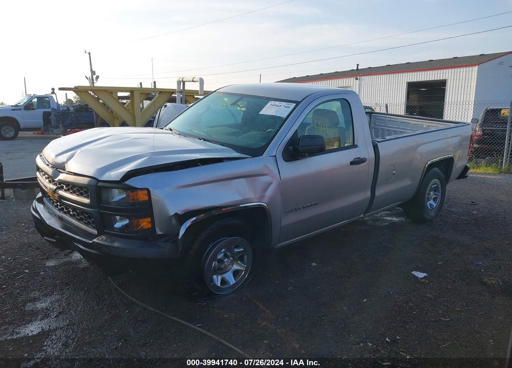 2014 CHEVROLET SILVERADO 1500 WORK TRUCK 1WT VIN: 1GCNCPEH8EZ194929
