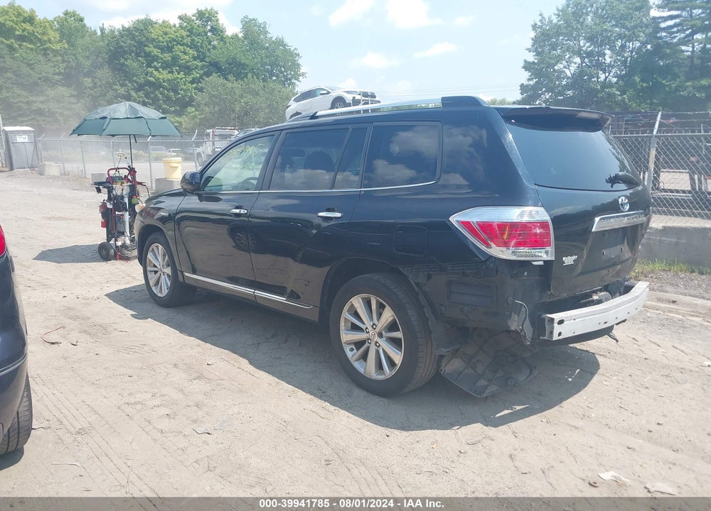 2011 TOYOTA HIGHLANDER HYBRID LIMITED V6 VIN: JTEDC3EH1B2001671