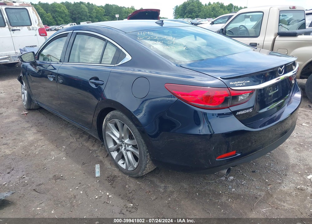 2015 MAZDA 6 I GRAND TOURING VIN: JM1GJ1W59F1219644