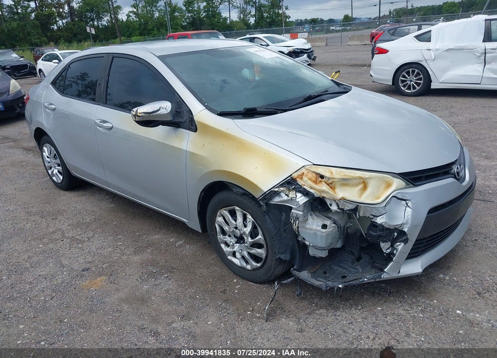 2015 TOYOTA COROLLA LE VIN: 5YFBURHEXFP266268