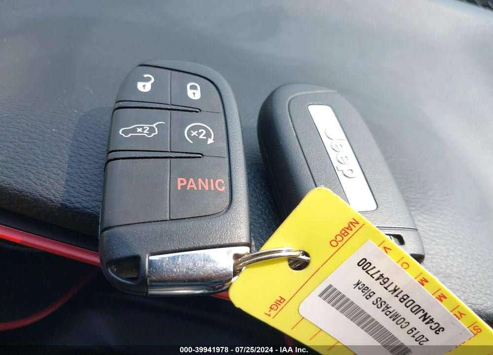 2019 JEEP COMPASS TRAILHAWK 4X4 VIN: 3C4NJDDB1KT647700