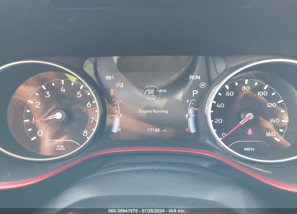 2019 JEEP COMPASS TRAILHAWK 4X4 VIN: 3C4NJDDB1KT647700