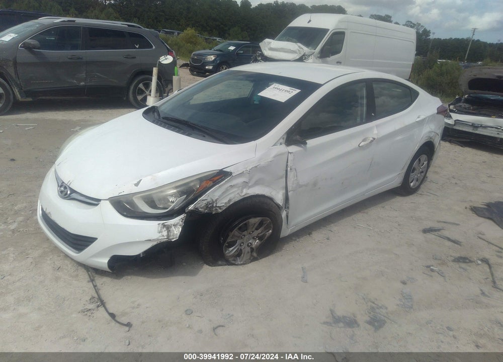 2016 HYUNDAI ELANTRA SE VIN: 5NPDH4AE9GH754488
