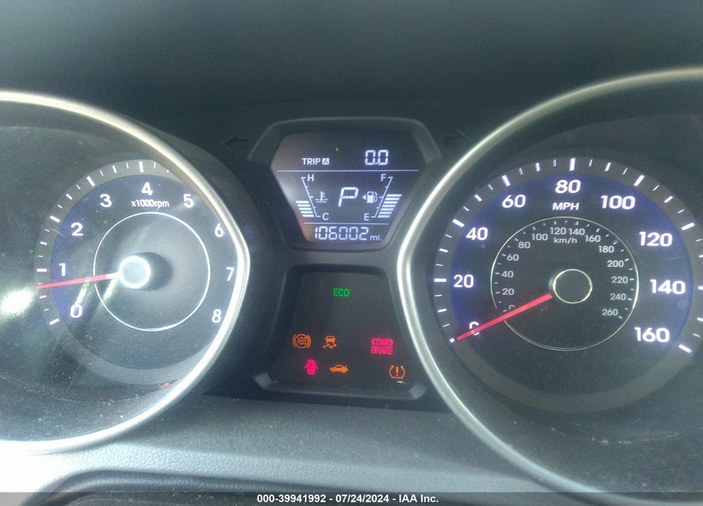 2016 HYUNDAI ELANTRA SE VIN: 5NPDH4AE9GH754488