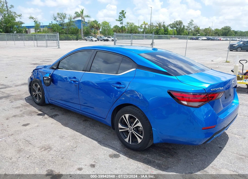 2022 NISSAN SENTRA SV XTRONIC CVT VIN: 3N1AB8CV8NY288659