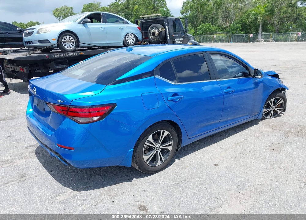 2022 NISSAN SENTRA SV XTRONIC CVT VIN: 3N1AB8CV8NY288659