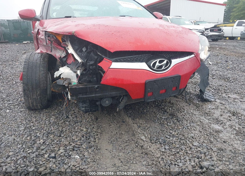 2014 HYUNDAI VELOSTER BASE W/BLACK VIN: KMHTC6AD8EU216912