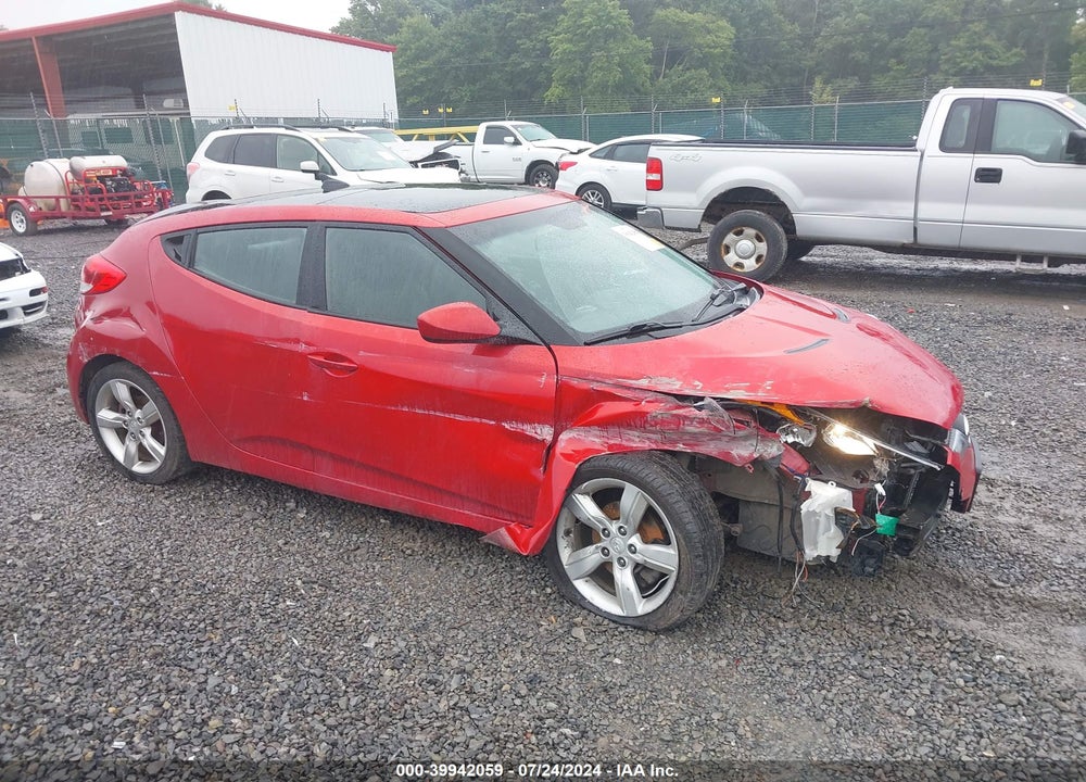 2014 HYUNDAI VELOSTER BASE W/BLACK VIN: KMHTC6AD8EU216912