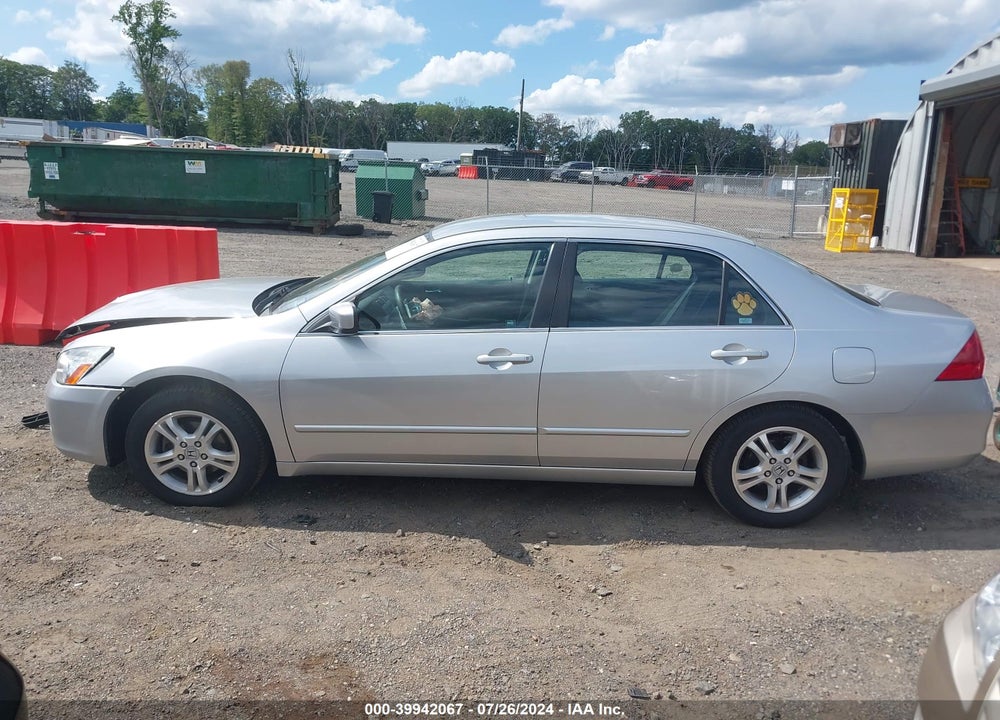 2007 HONDA ACCORD VIN: 1HGCM56387A189633
