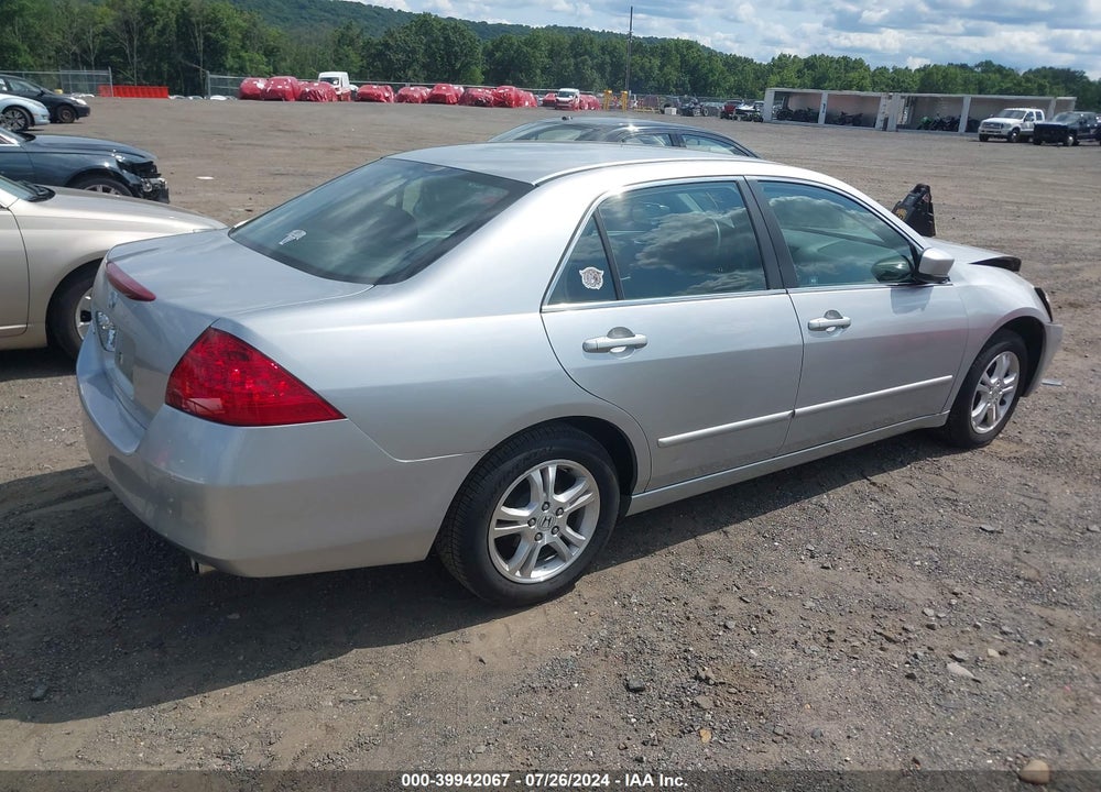 2007 HONDA ACCORD VIN: 1HGCM56387A189633