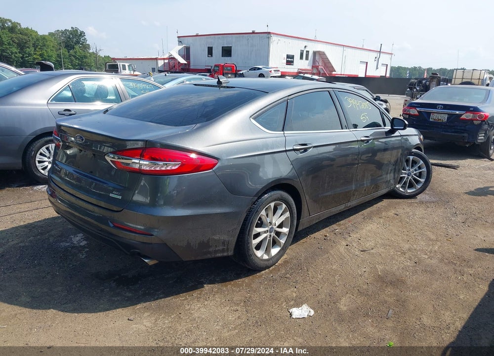 2019 FORD FUSION SE VIN: 3FA6P0HD1KR163021