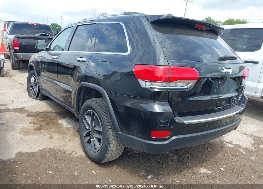 2019 JEEP GRAND CHEROKEE LIMITED 4X2 VIN: 1C4RJEBG9KC847144