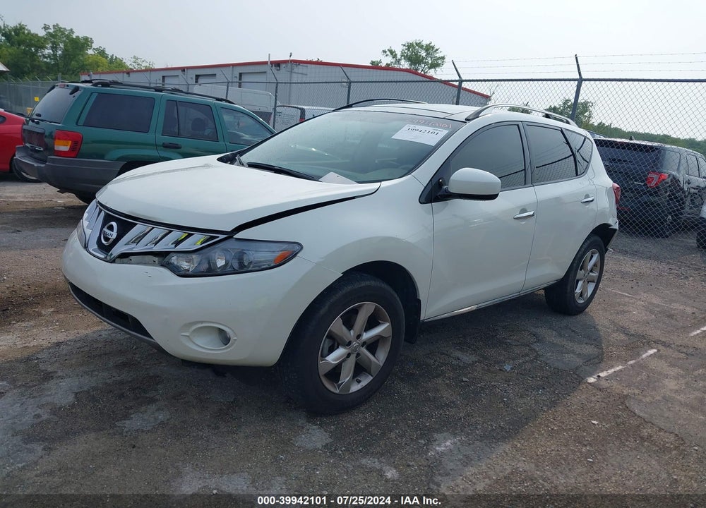 2010 NISSAN MURANO SL VIN: JN8AZ1MWXAW137836