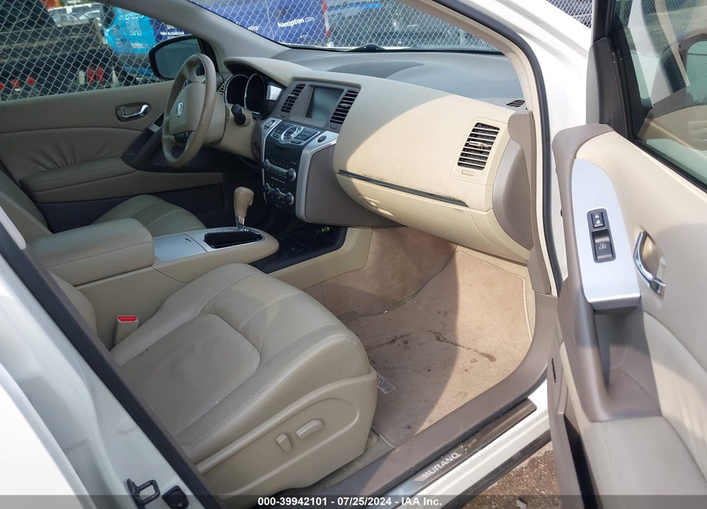 2010 NISSAN MURANO SL VIN: JN8AZ1MWXAW137836