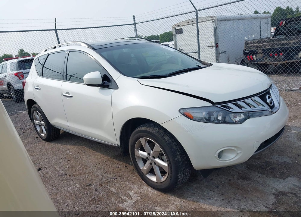 2010 NISSAN MURANO SL VIN: JN8AZ1MWXAW137836