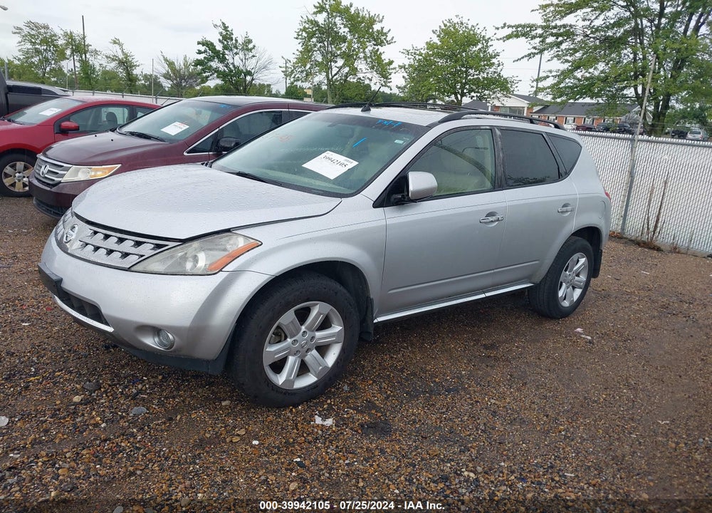 2007 NISSAN MURANO SL VIN: JN8AZ08T97W532190