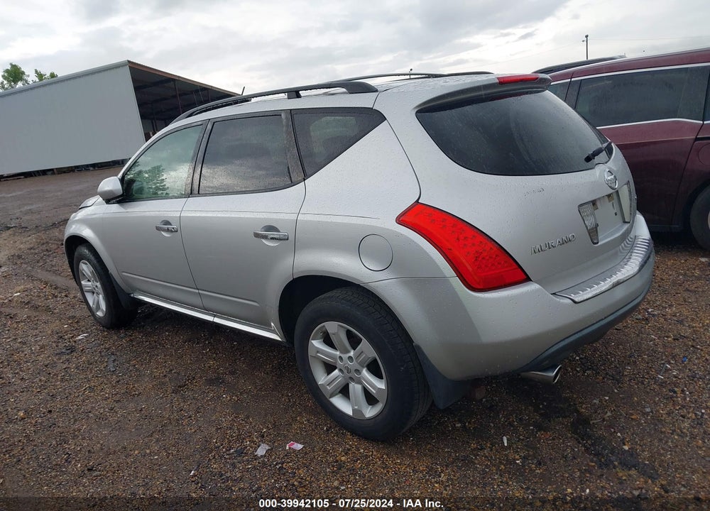 2007 NISSAN MURANO SL VIN: JN8AZ08T97W532190