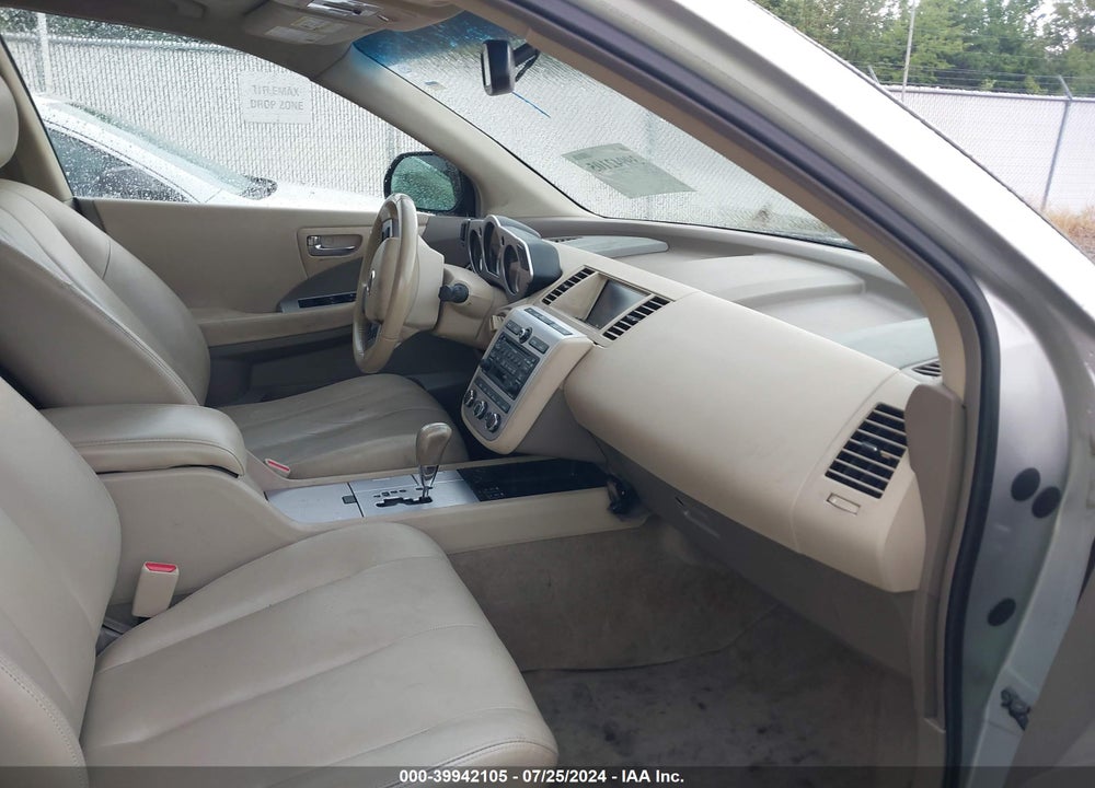 2007 NISSAN MURANO SL VIN: JN8AZ08T97W532190