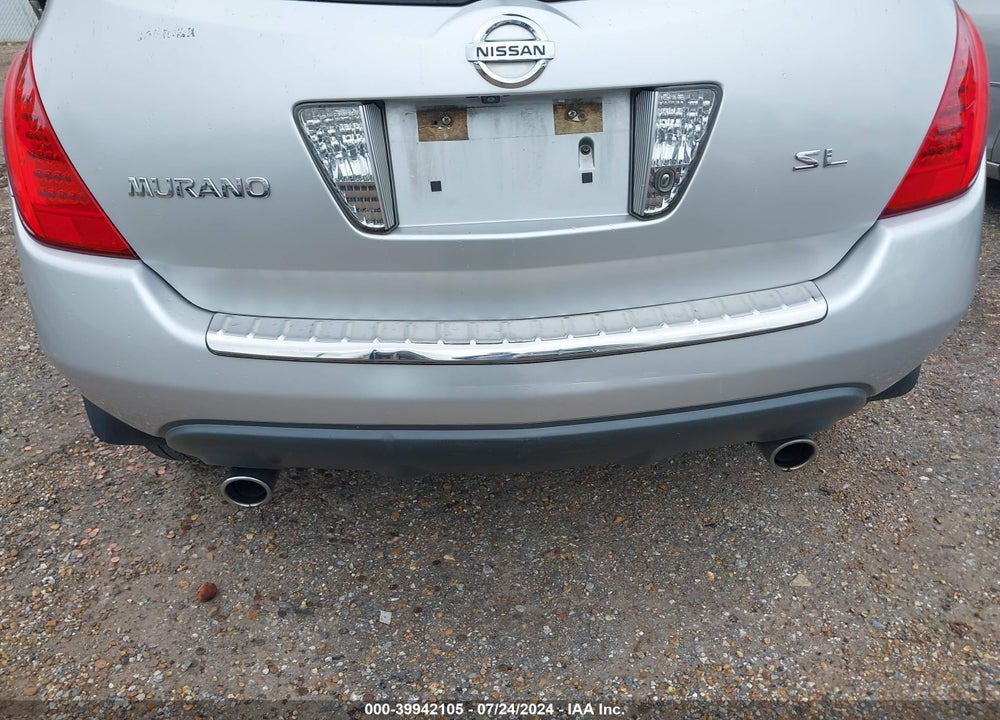 2007 NISSAN MURANO SL VIN: JN8AZ08T97W532190