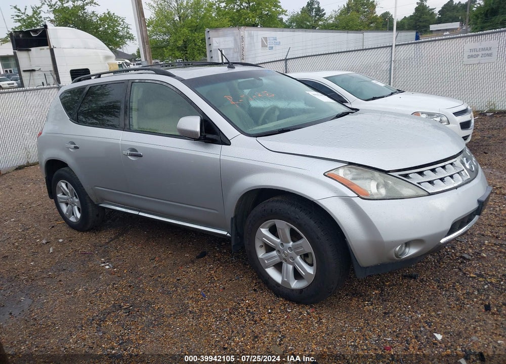 2007 NISSAN MURANO SL VIN: JN8AZ08T97W532190