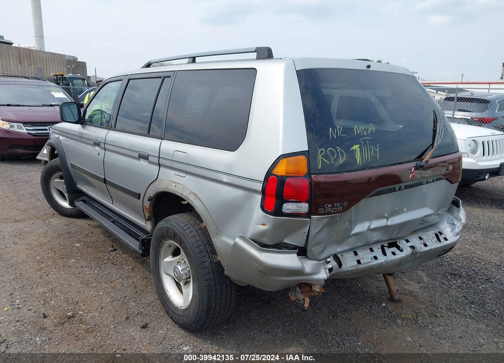 2001 MITSUBISHI MONTERO SPORT ES/LS VIN: JA4MT21H51P057998