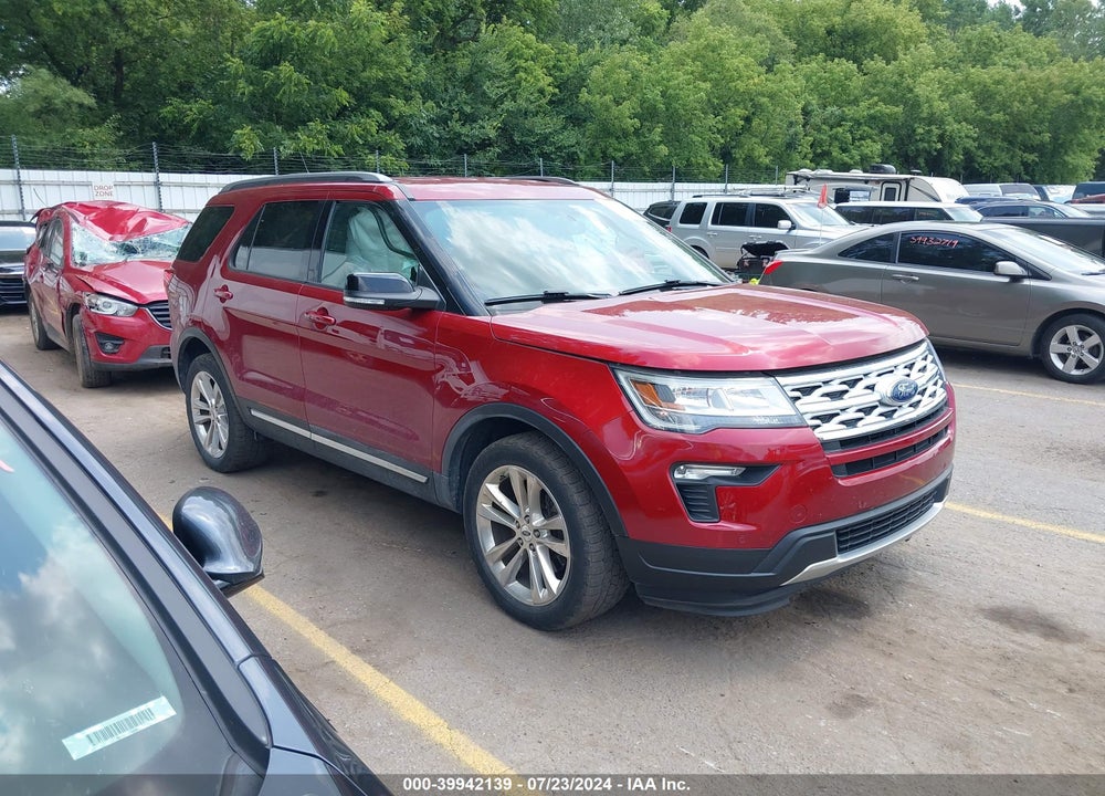 2018 FORD EXPLORER XLT VIN: 1FM5K8D83JGC68737