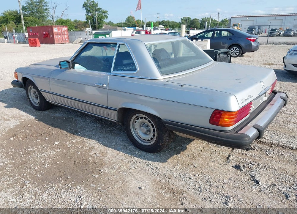1984 MERCEDES-BENZ 380 SL VIN: WDBBA45A0EA006315