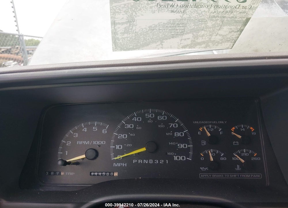 1999 CHEVROLET TAHOE LT VIN: 1GNEC13R9XJ400521