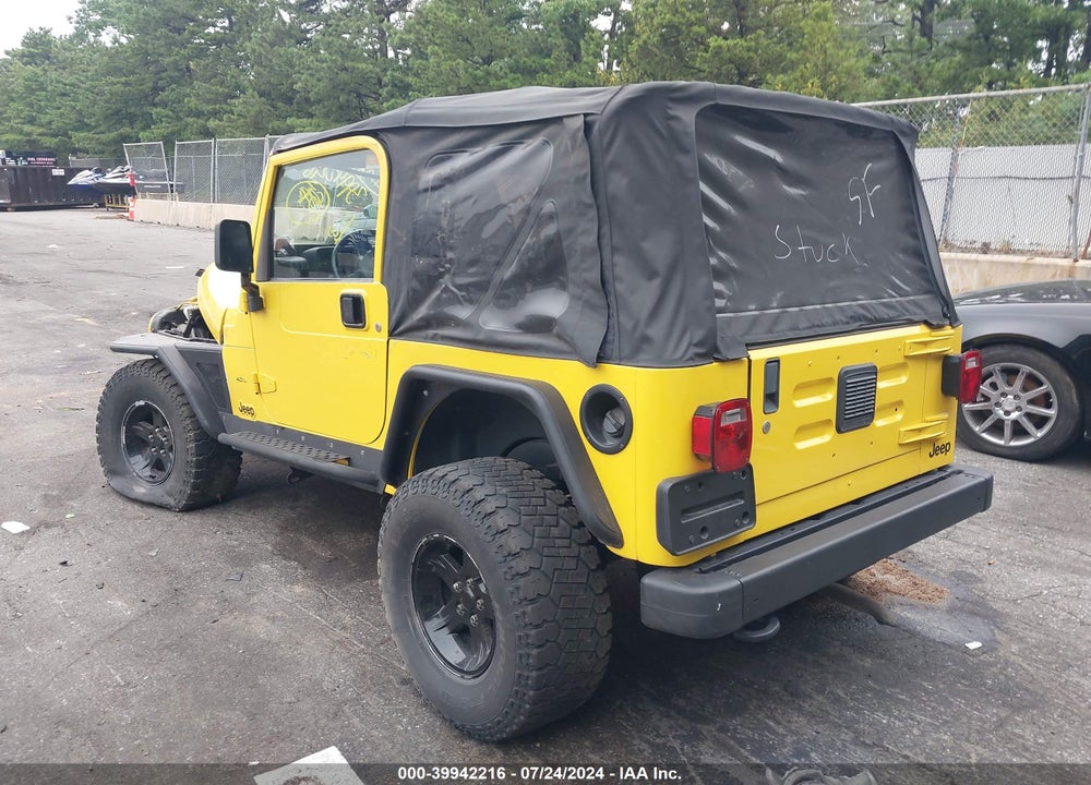 2004 JEEP WRANGLER SPORT VIN: 1J4FA49S24P710446