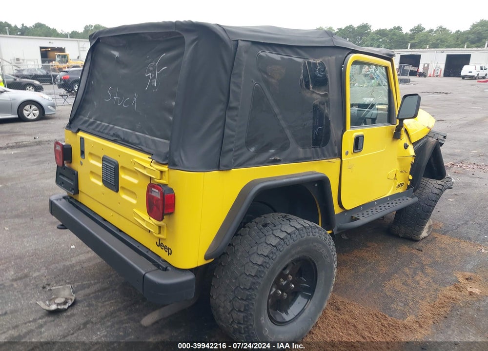 2004 JEEP WRANGLER SPORT VIN: 1J4FA49S24P710446