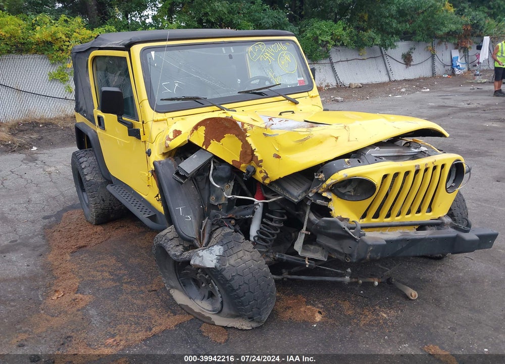 2004 JEEP WRANGLER SPORT VIN: 1J4FA49S24P710446