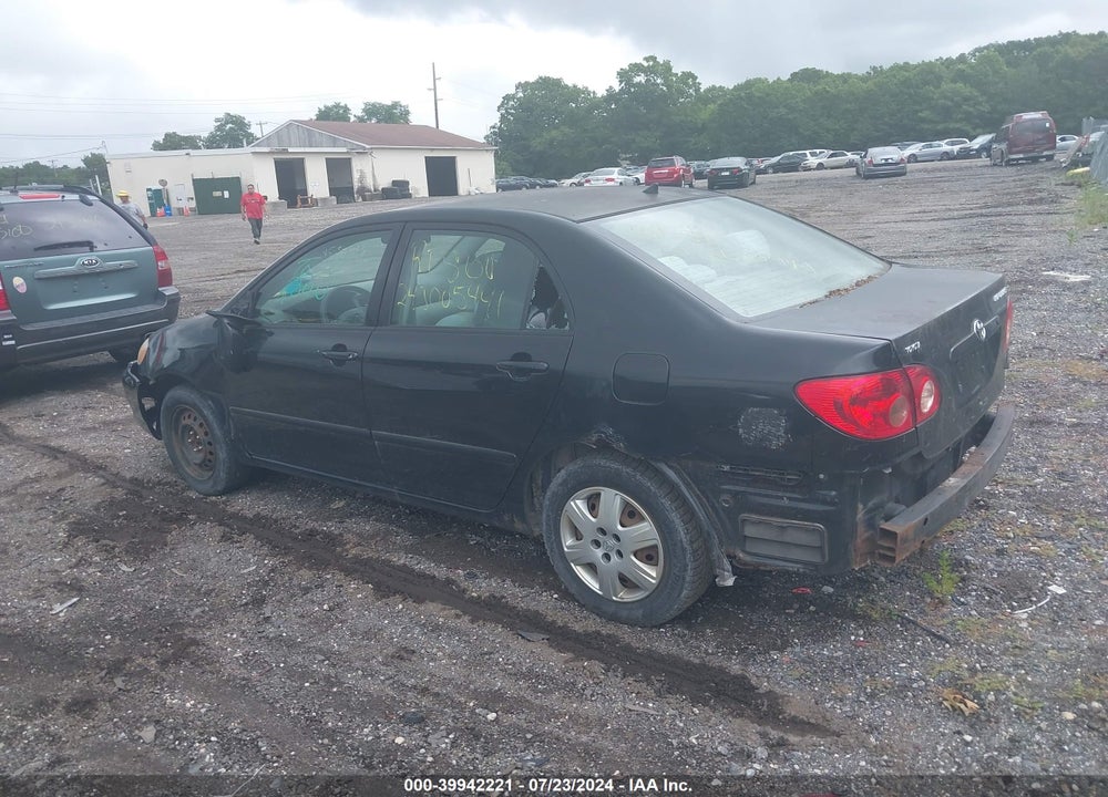 2008 TOYOTA COROLLA LE VIN: 2T1BR32E18C885867