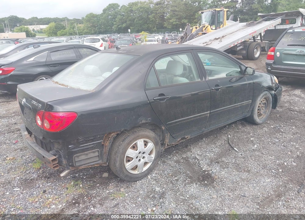 2008 TOYOTA COROLLA LE VIN: 2T1BR32E18C885867
