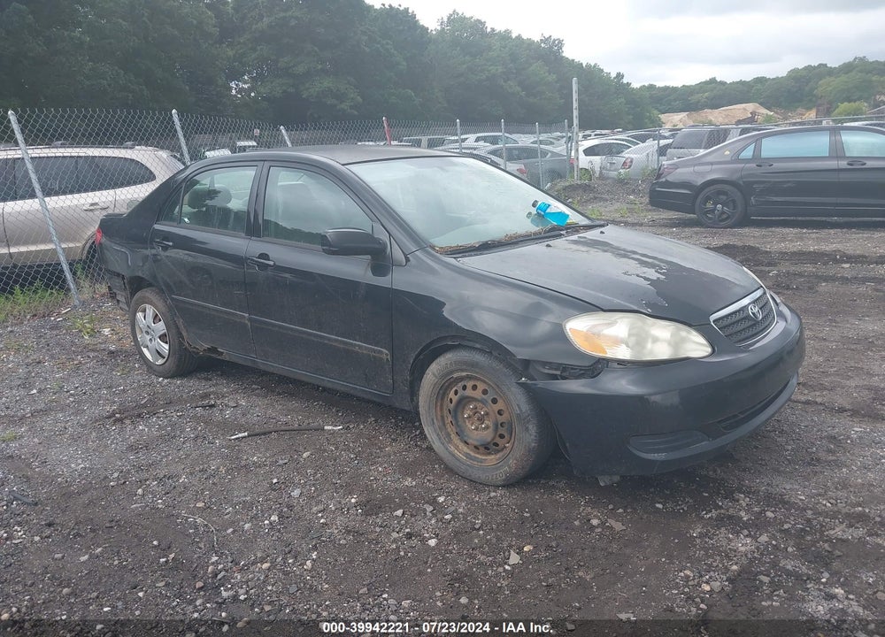 2008 TOYOTA COROLLA LE VIN: 2T1BR32E18C885867