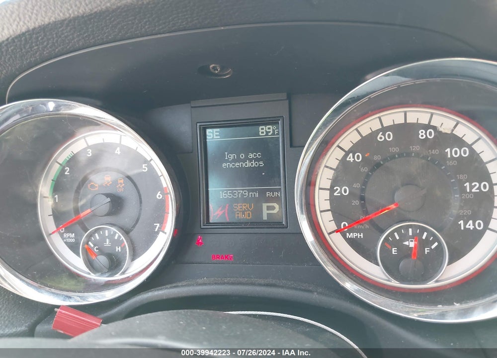 2011 DODGE DURANGO CREW VIN: 1D4SE4GT2BC686029