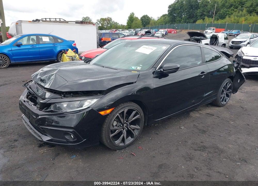 2020 HONDA CIVIC SPORT VIN: 2HGFC4B8XLH301162