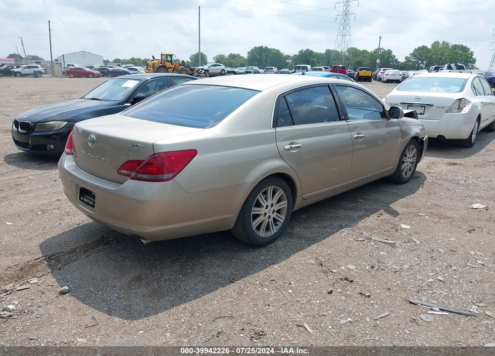 2008 TOYOTA AVALON LIMITED VIN: 4T1BK36B18U283344