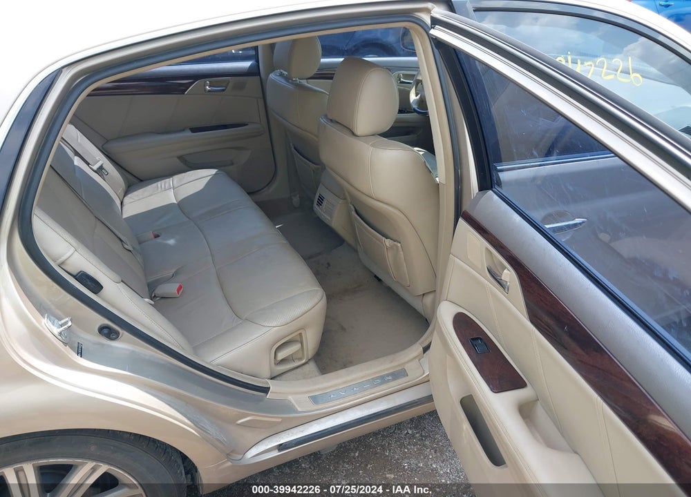 2008 TOYOTA AVALON LIMITED VIN: 4T1BK36B18U283344