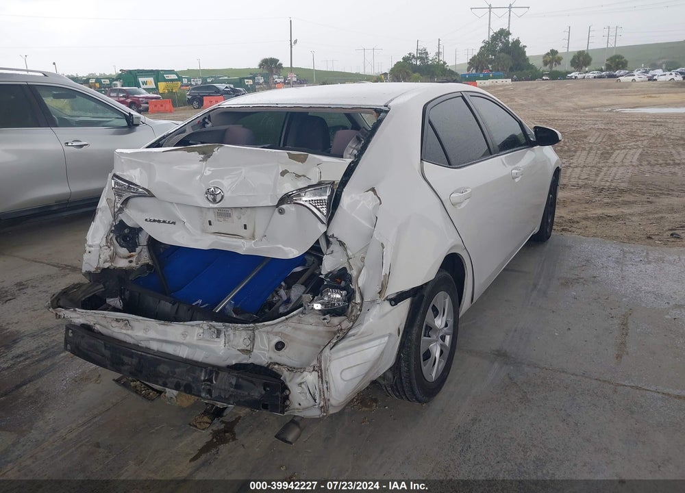 2017 TOYOTA COROLLA L VIN: 5YFBURHE6HP672373
