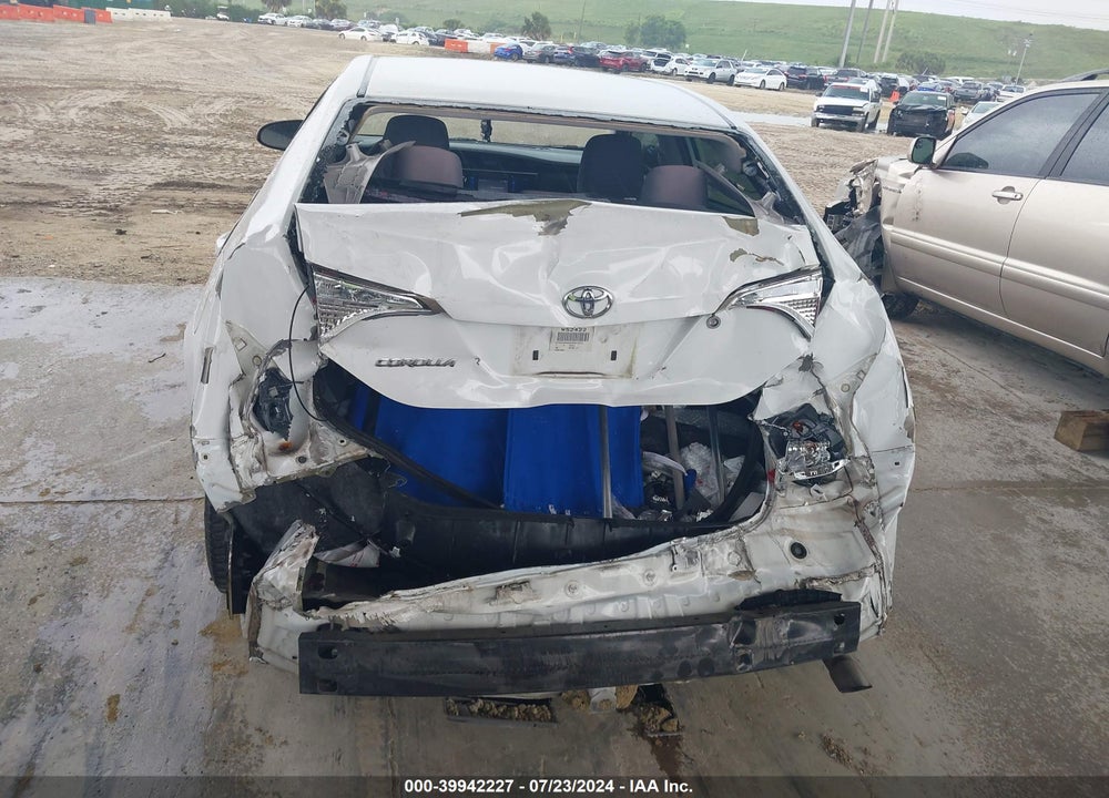 2017 TOYOTA COROLLA L VIN: 5YFBURHE6HP672373