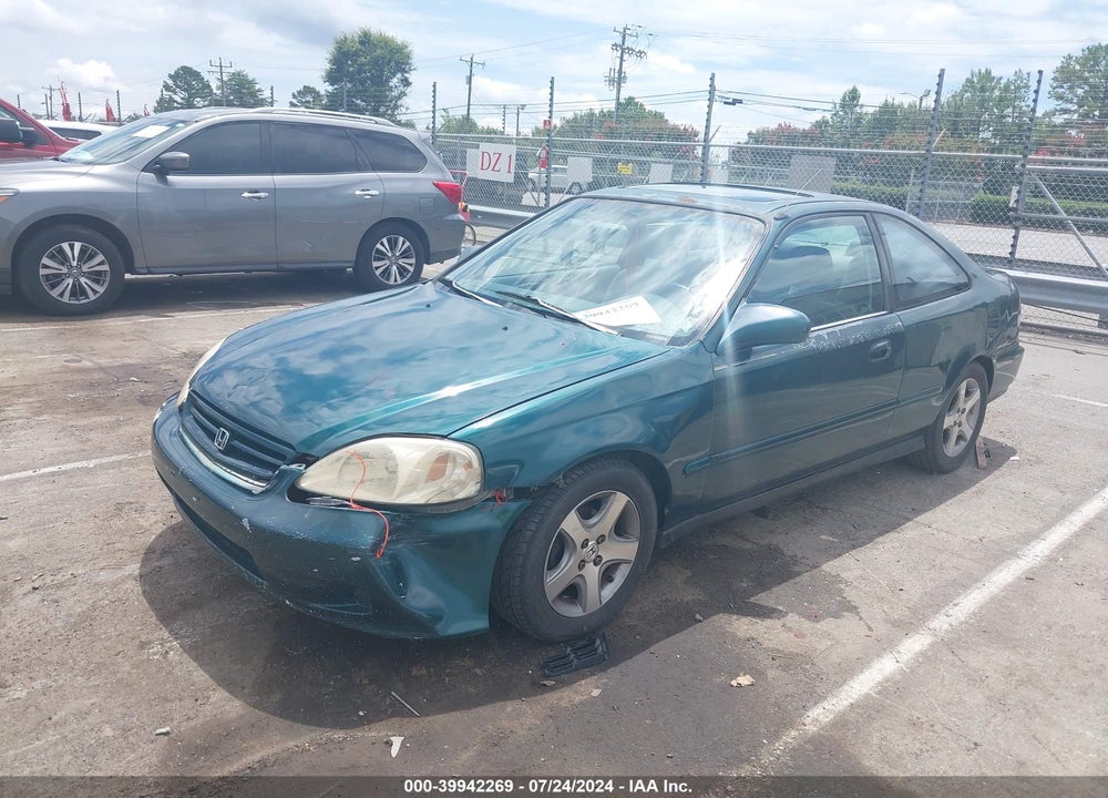 2000 HONDA CIVIC EX VIN: 1HGEJ8149YL074581
