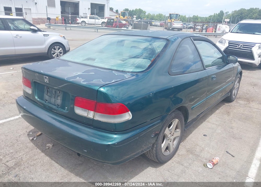 2000 HONDA CIVIC EX VIN: 1HGEJ8149YL074581