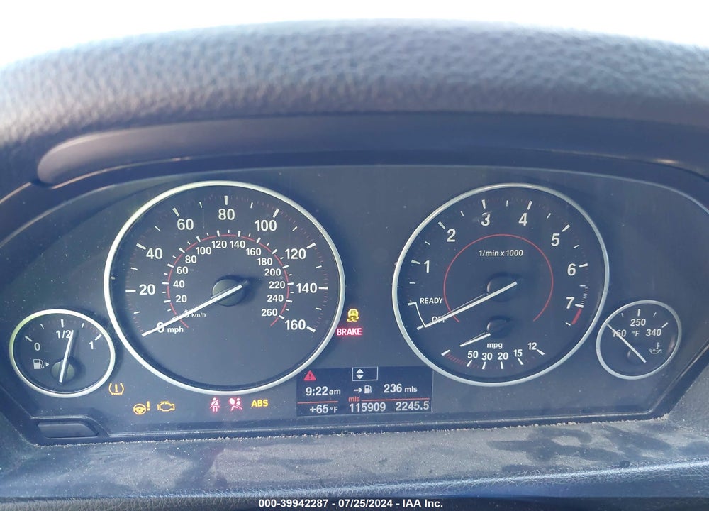 2013 BMW 335I XDRIVE VIN: WBA3B9G5XDNR79044