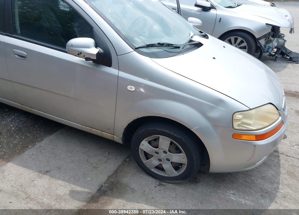 2006 CHEVROLET AVEO LS VIN: KL1TD56686B633408