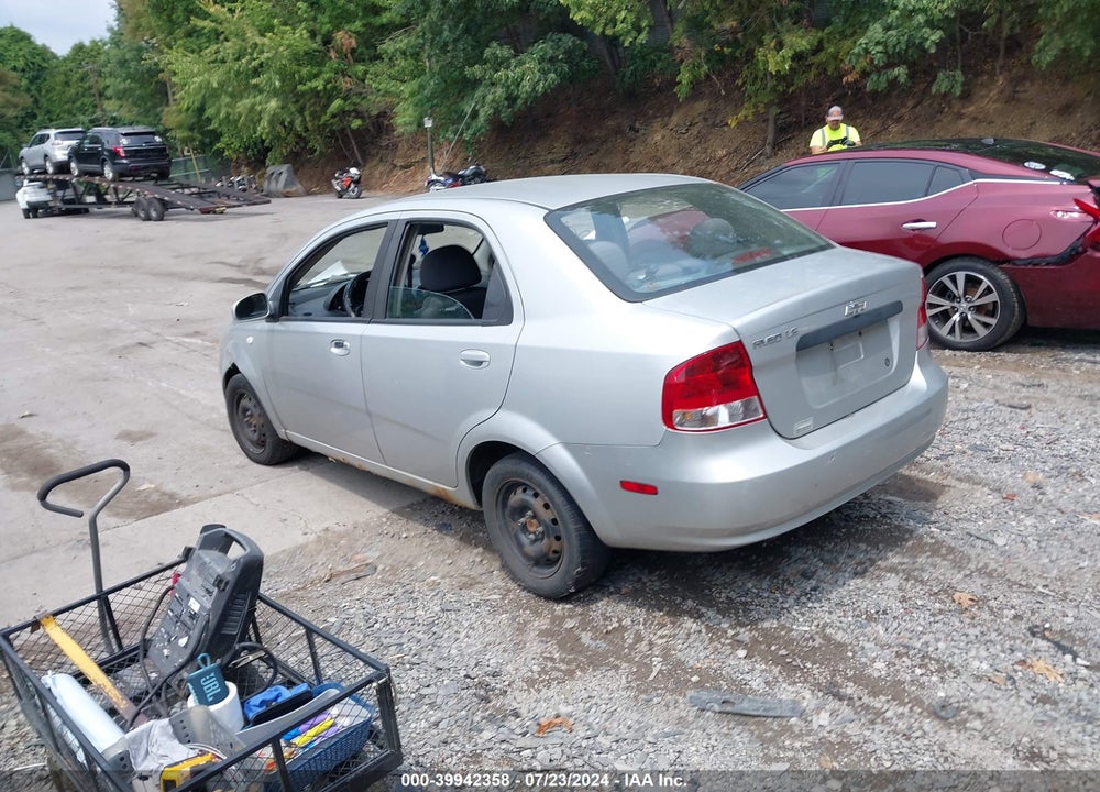 2006 CHEVROLET AVEO LS VIN: KL1TD56686B633408