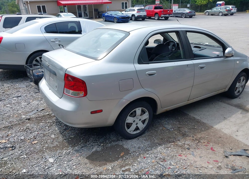2006 CHEVROLET AVEO LS VIN: KL1TD56686B633408