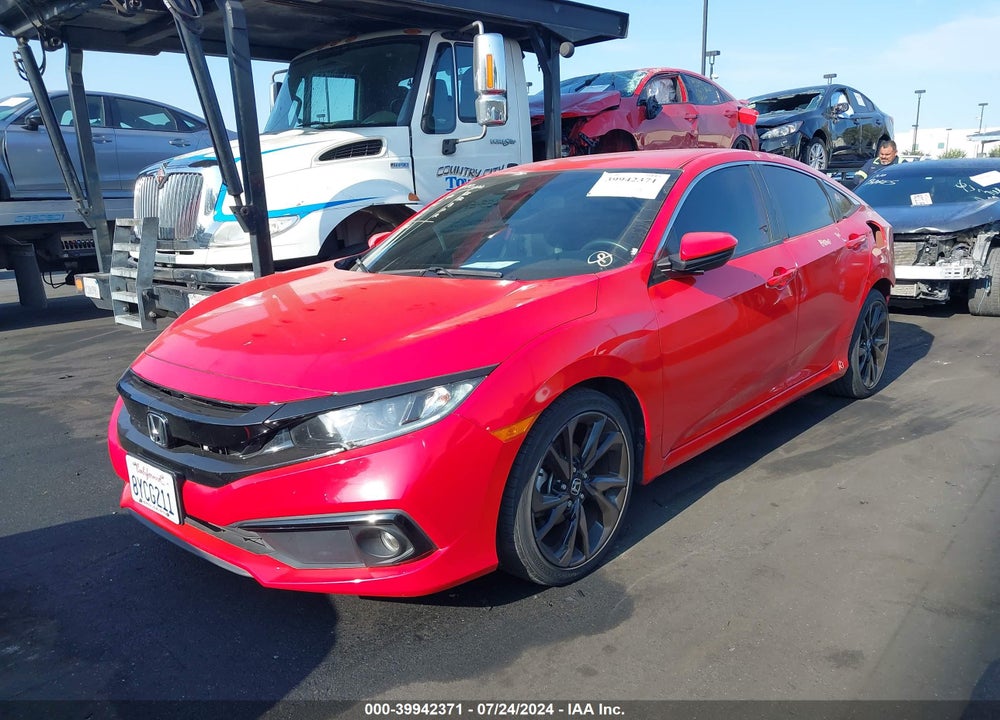 2019 HONDA CIVIC SPORT VIN: 2HGFC2E88KH510186