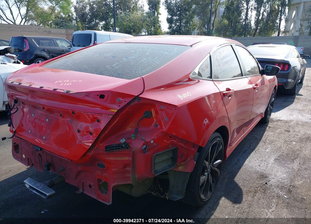 2019 HONDA CIVIC SPORT VIN: 2HGFC2E88KH510186