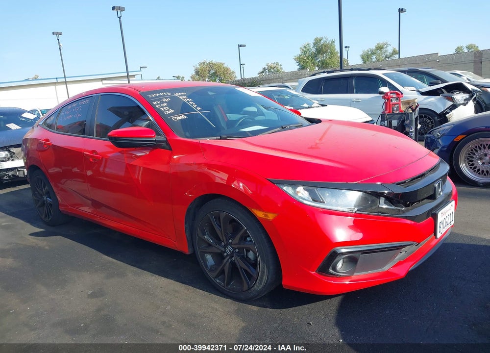2019 HONDA CIVIC SPORT VIN: 2HGFC2E88KH510186