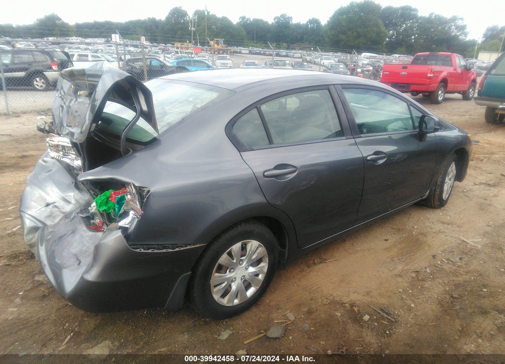 2012 HONDA CIVIC LX VIN: 19XFB2F57CE062817